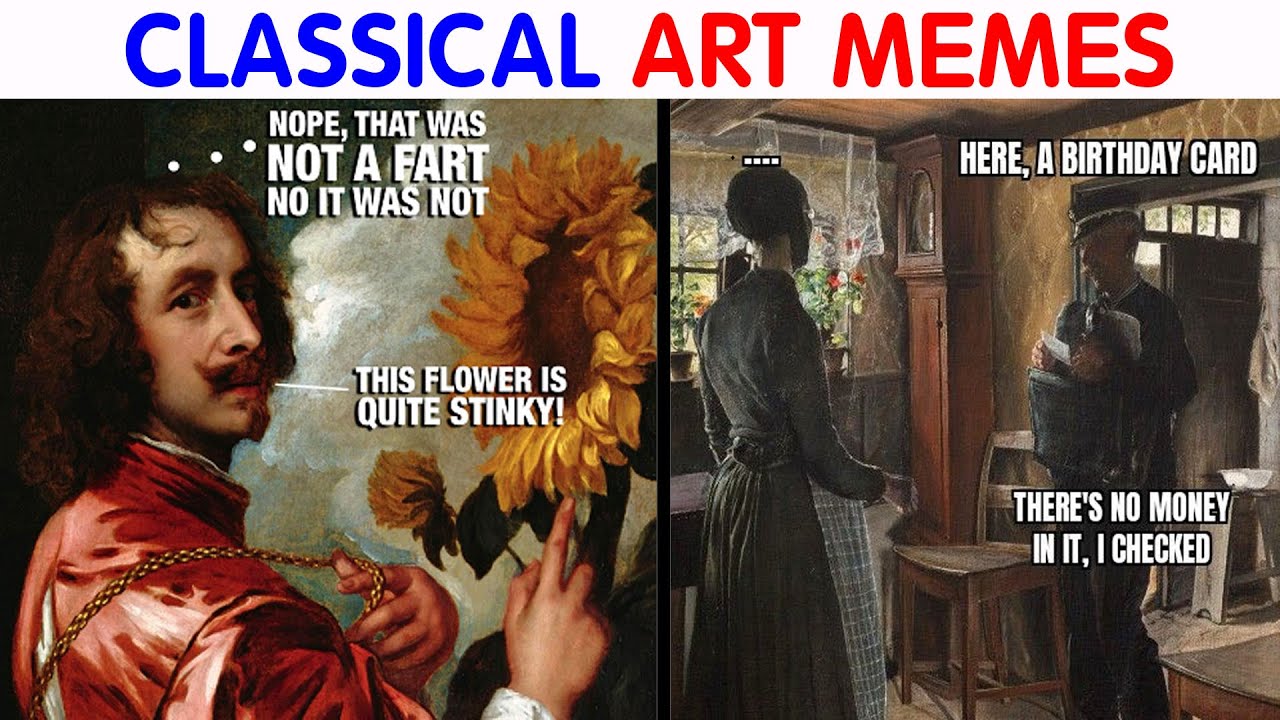 Hilarious Classical Art Memes That Deserve A Museum Of Their Own|| video compilation #67