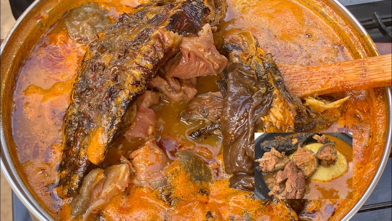 Fish Light Meat Ghanaian π¬π Assorted meat and fish pepper soup | Authentic Ghana meat ...
