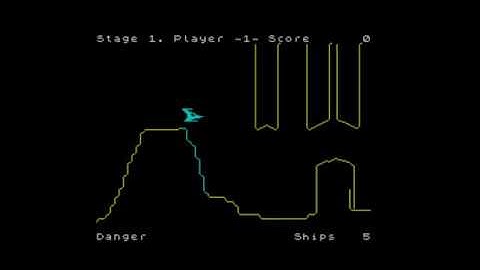 Hello world : Penetrator - Landscape editor (ZX Spectrum, 1982)