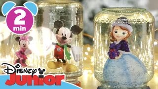 Christmas Craft Tutorials | Snow Globes | @disneykids