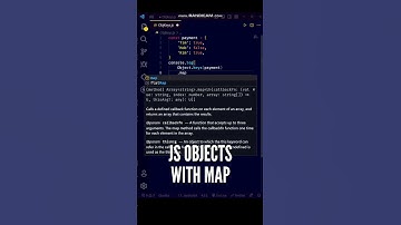 ❤️✨ JavaScript Objects could do a lot with Map Method! #shorts #javascript #programming #code