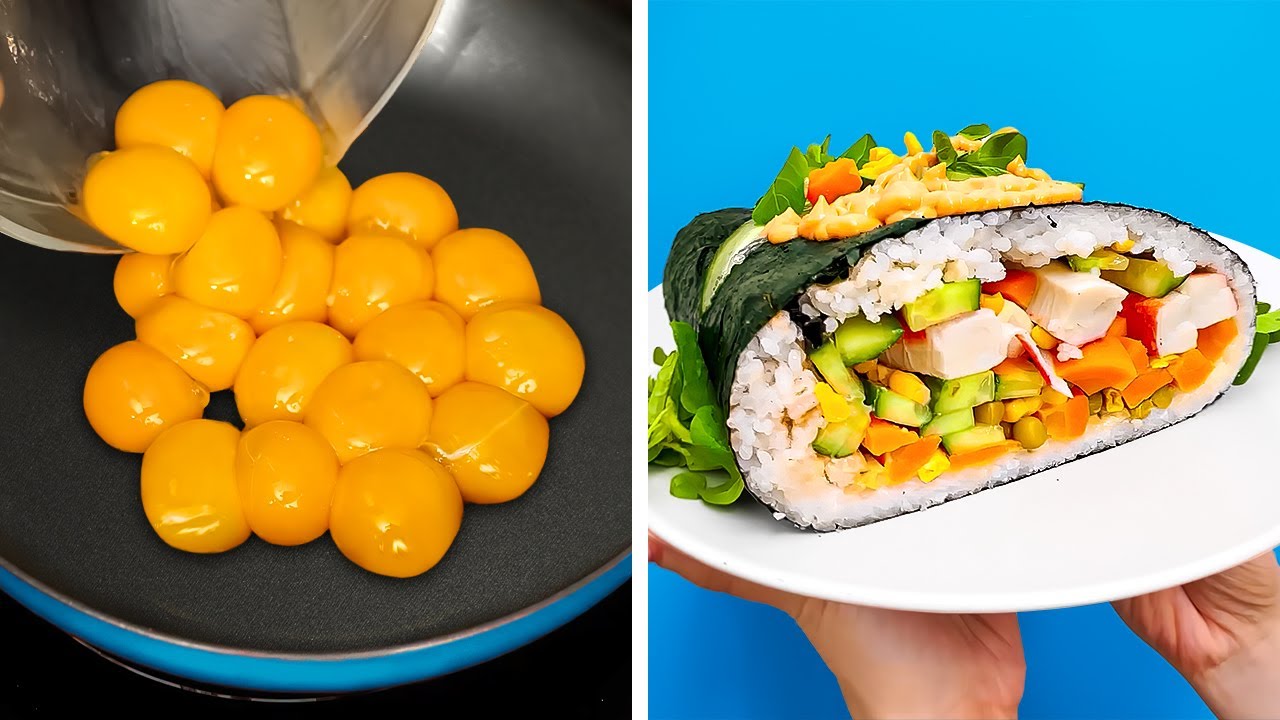 GIANT TIKTOK FOOD CHALLENGE | Jaw-Dropping Food Hacks And Kitchen