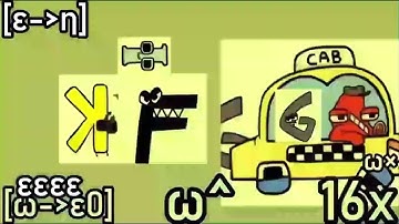 The entire Alphabet Lore story in a Nutshell loops and speeds up to Absolute Infinity Times 8x speed