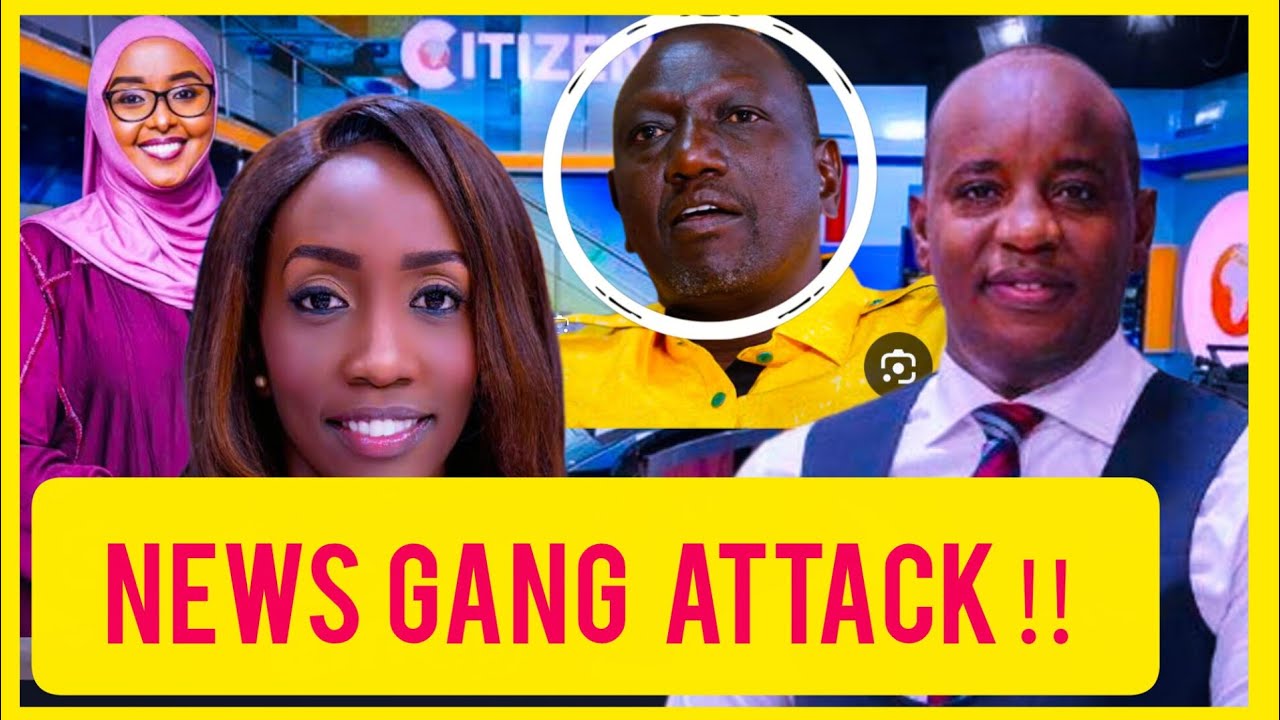  Angry RUTO COULD NOT BARE THE NEWS GANG PRESENTERS FROM CITIZEN TV AFTER DESTROYING HIM THIS WAY