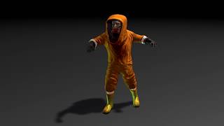 Zombie In A Hazmat Suit 3d Humanoids Unity Asset Store - hazmat suit roblox