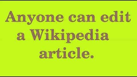 How Wikipedia Works