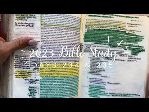 Study the Bible in One Year: Days 234 & 235 Jeremiah 46-50 | Bible study for beginners