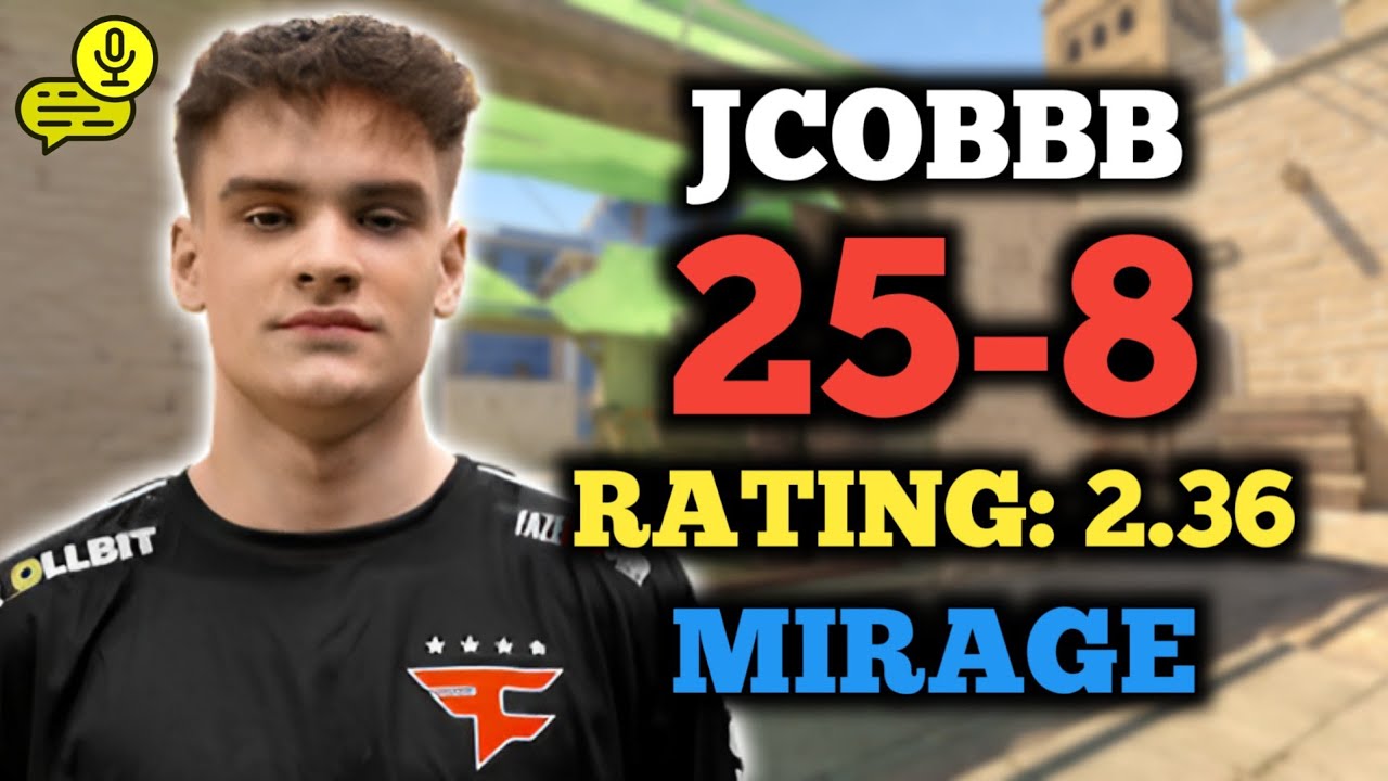 🔥 JCOBBB (25-8) RT: 2.36 | EU FACEIT (MIRAGE) +VOICE | JAN 27, 2026 | 3957 ELO | CS2 POV