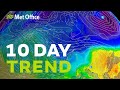 10 Day Trend – Widespread cold, snow in places 03/02/21