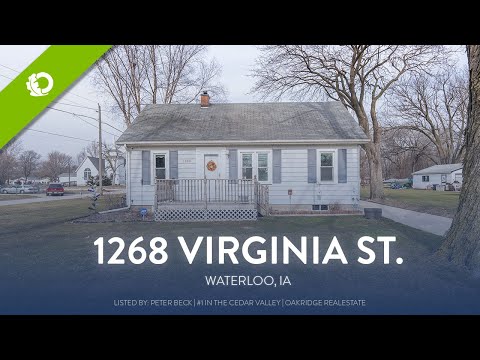 1268 Virgina St., Waterloo, IA home video tour