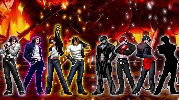 [KOF Mugen] Kyo Team VS. Dark Iori Team