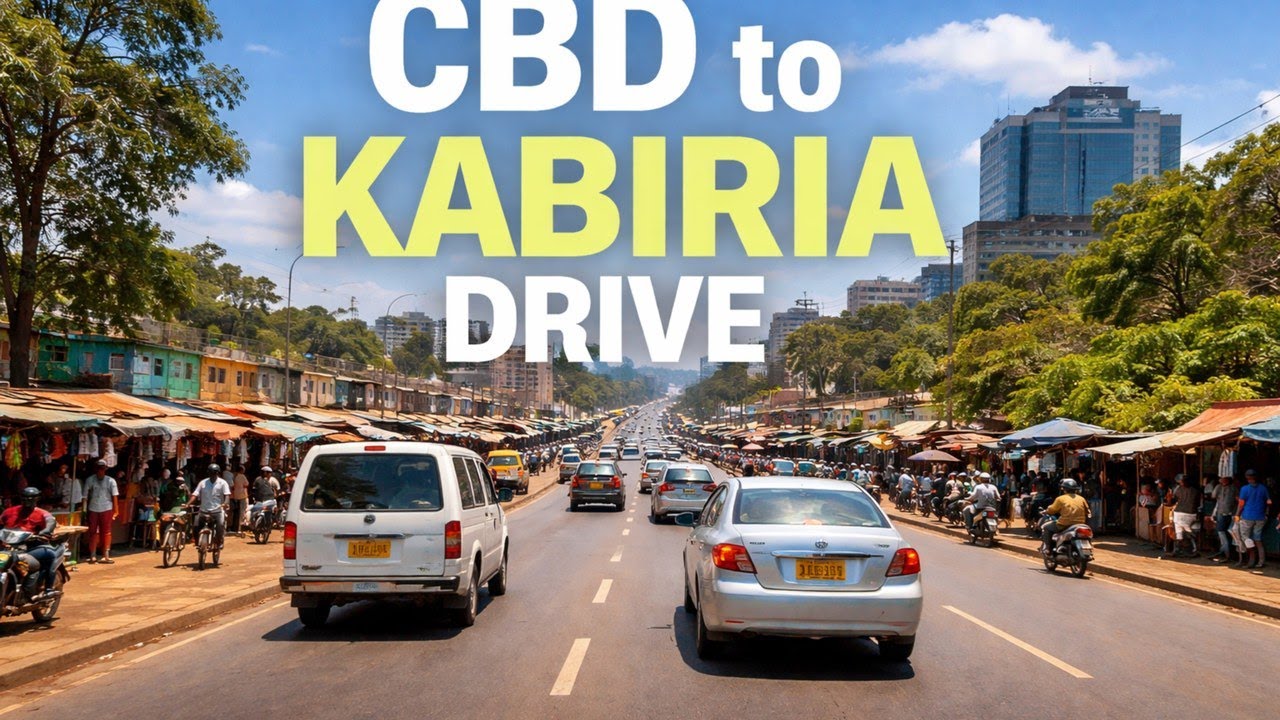 Driving from Nairobi CBD to Kabiria | Real City Ride