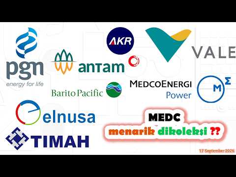 Analisa Teknikal MEDC ELSA PGAS PGEO MDKA EMAS MBMA BRPT BREN  ANTM INCO TINS AKRA ESSA NCKL