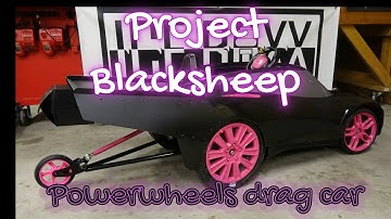 Drag Racing Powerwheels- Project "BlackSheep" #fast