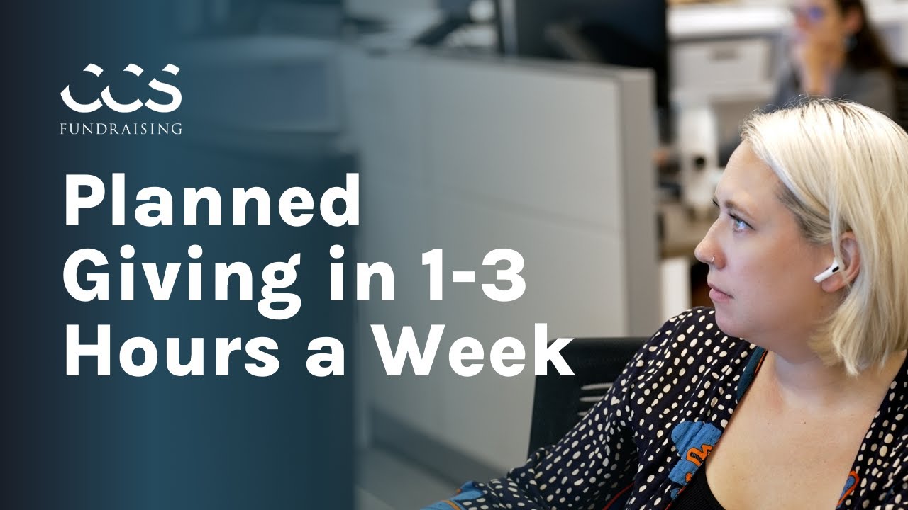 Planned Giving in 1-3 Hours a Week