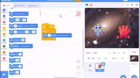 How to make space chase game in scratch in 5 min