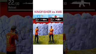 Kingfisher vs XM8 🔥 | Free Fire Gun Test | Which Gun Is POWERFUL? 😱