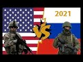 США vs РОССИЯ ① 2021 Сравнение военных потенциалов - НОВАЯ ИНФОРМАЦИЯ 2021