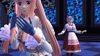 MMD FOR THE FIRST TIME IN FOREVER BUT APH UKRAINE IS ANNA FROM FORZEN AND RUSSIA IS ELSA 3D 60 FPS