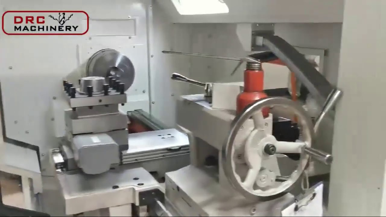 CNC LATHE MACHINE FROM DRC MACHINE TOOL - YouTube