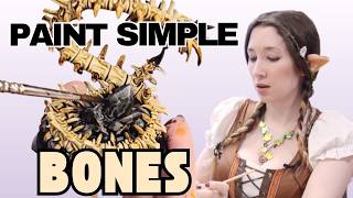 Painting BONES Simply!  - D&D Bone Naga Paint with Me!