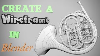 Create Wireframes (in Cycles) : Blender Quick Tip
