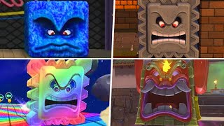 Evolution Of Thwomp In Super Mario 3D Games 1996 - 2021