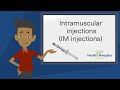 Intramuscular Injections IM Injections Intramuscular Injections IM Injections