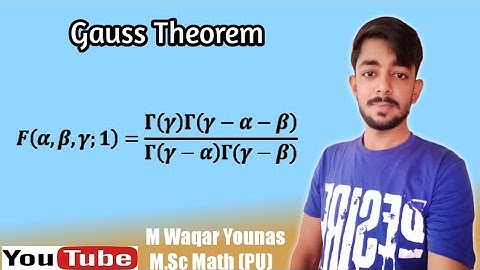 Proof of Gauss Theorem