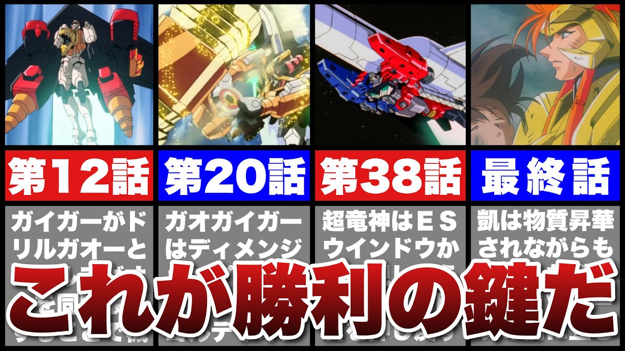 勇者王ガオガイガー】全勝利の鍵ショート動画まとめ【勇者シリーズ