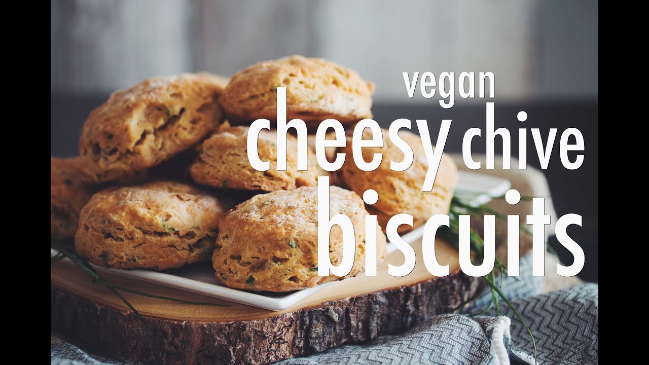 vegan cheesy chive biscuits | hot for food