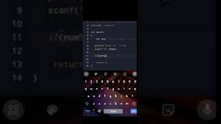 Even odd  program in c using if - else #short #c_program #if_else