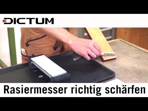 Video: Ein Rasiermesser Schärfen