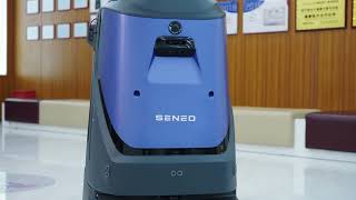 SENEO R6 AI Cleaning Robot in a Real Hospital Environment | Autonomous Cleaning in Action.