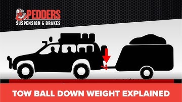 Tow Ball Down Weight Explained - Pedders Suspension & Brakes