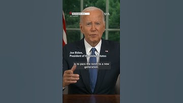 Biden says he will ‘pass the torch,’ bowing out of 2024 election