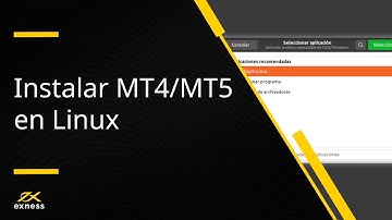 Instalar MT4 o MT5 en Linux | Exness Latam