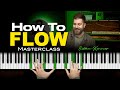 How to flow  jazz  gospel piano chords progressions  licks  eitan kenner