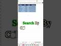 🚀 Excel Search With Typing Key #Excel