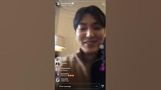 Lee Min Ho - Lee Min Ho's Social Network Updates (Instagram Live) - 20.06.2019