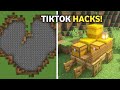5 TikTok Build Hacks! | Minecraft | [Easy] 