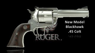 Ruger "New Model" Blackhawk, 5.5-inch Stainless-Steel, .45 Colt