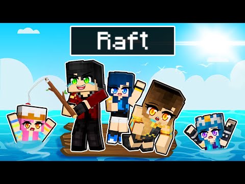 We're STUCK on a RAFT in Minecraft!