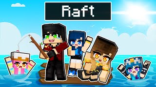 We're STUCK on a RAFT in Minecraft!