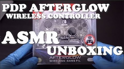 PDP Afterglow Wireless Deluxe Controller (For Nintendo Switch) Unboxing ASMR