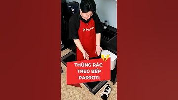Thùng rác treo bếp #food #reviewdoanvat #kitchen #15thang1shopeelivetetsale #home #review #unboxing