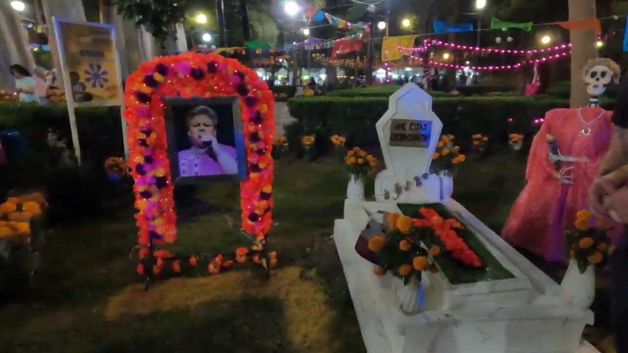 Parque de Santiago, Tlatelolco segunda parte,CDMX ofrendas ☠️🎃👻