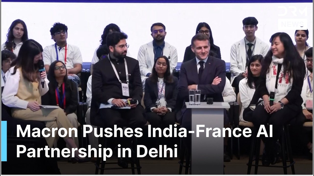 “AI Must Serve Humanity”, Macron Warns Global AI Boom Not Sustainable, Backs Tech Alliance | AI1G