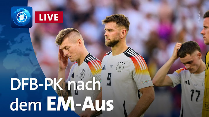 DFB-Pressekonferenz nach dem EM-Aus im Viertelfinale