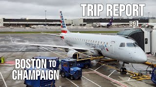 Trip Report (American Eagle) - Boston, MA to Champaign, IL